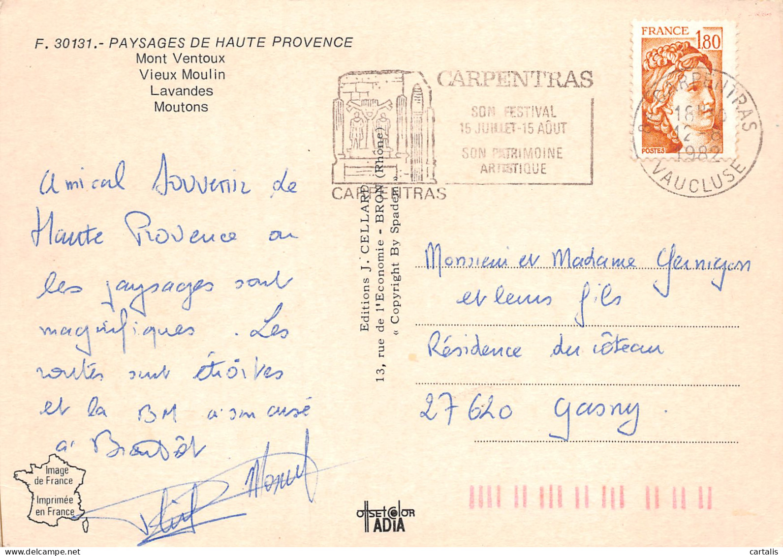 84-HAUTE PROVENCE PAYSAGES-N°3821-C/0207 - Other & Unclassified