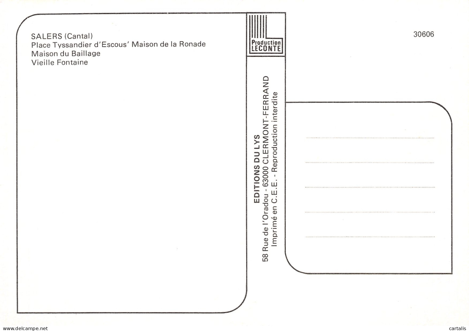 15-SALERS-N°3821-C/0183 - Other & Unclassified