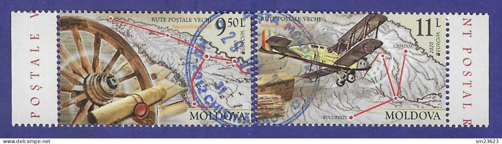 Moldawien / Moldova  2020 , EUROPA CEPT / Postwege - Gestempelt / Fine Used (o) - 2020