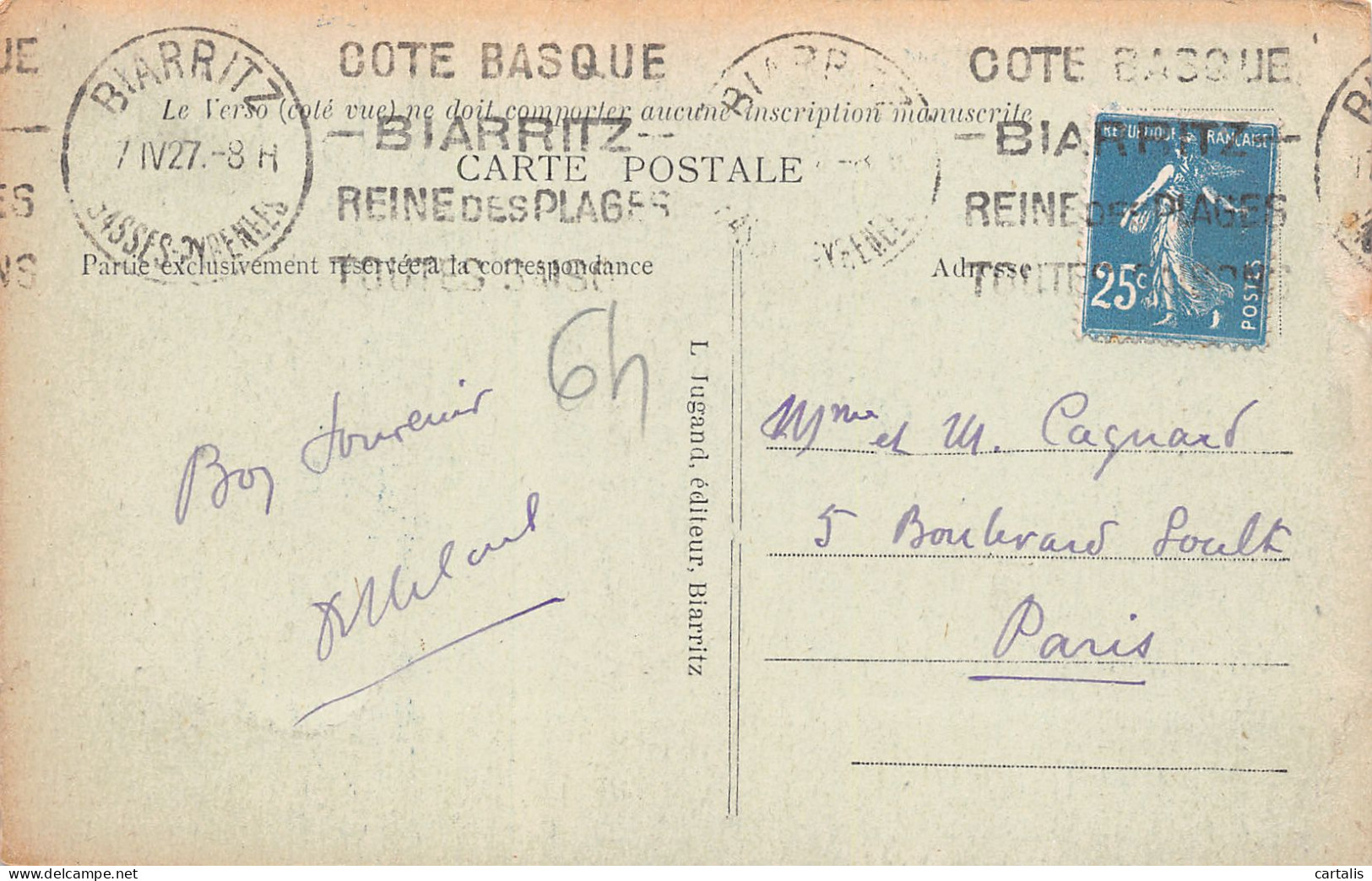 64-BIARRITZ-N°3821-E/0309 - Biarritz