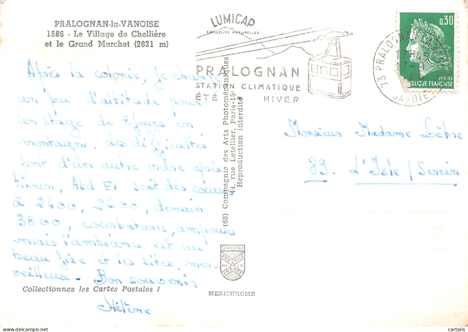 73-PRALOGNAN LA VANOISE-N°3822-D/0267 - Pralognan-la-Vanoise