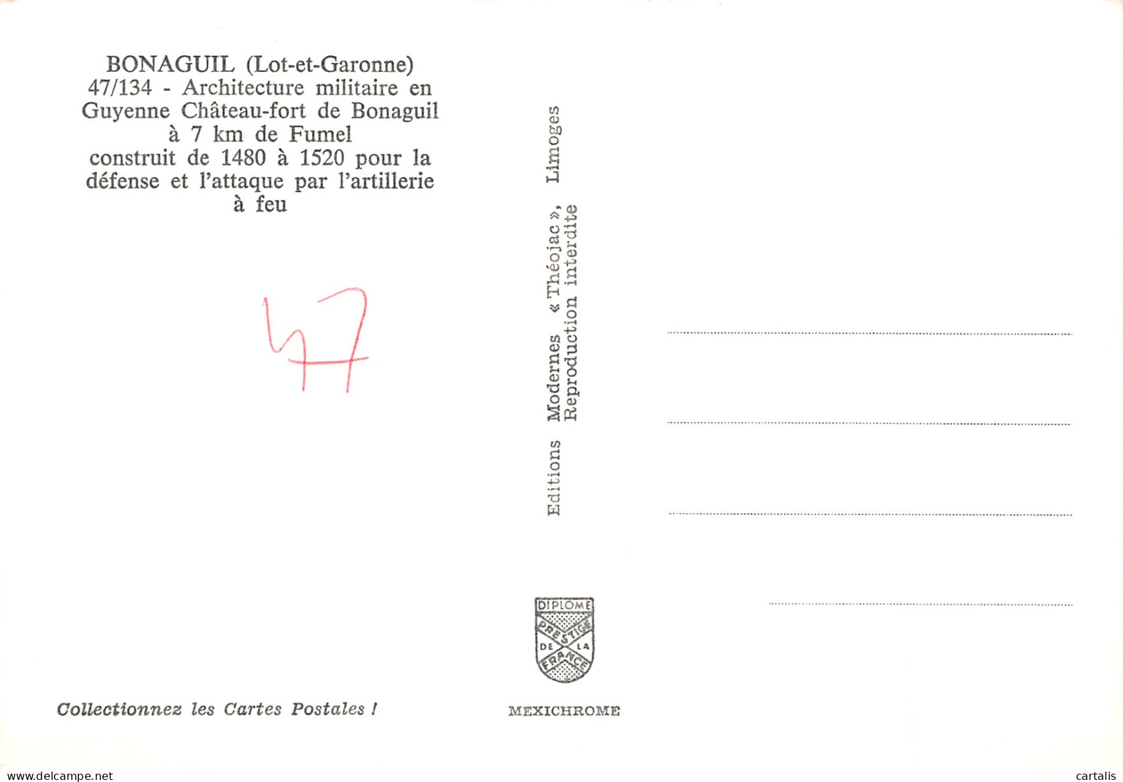 47-BONAGUIL-N°3822-C/0277 - Other & Unclassified