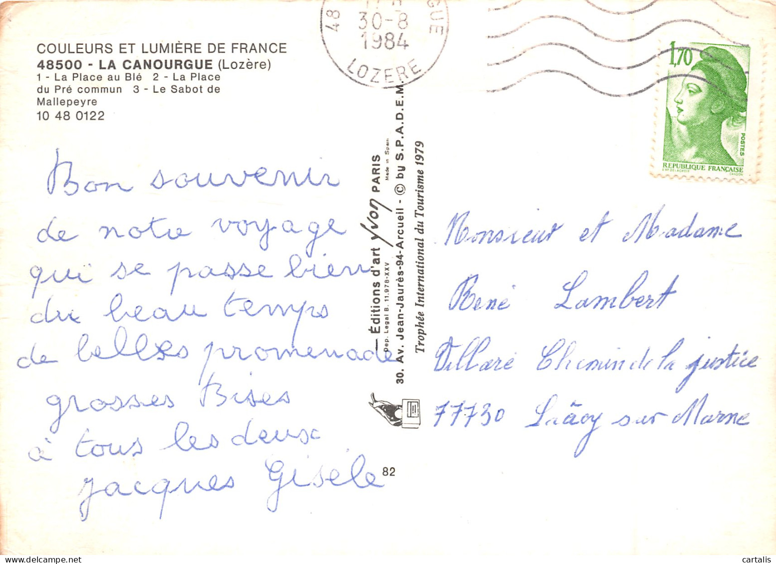 48-LA CANOURGUE-N°3822-C/0101 - Andere & Zonder Classificatie