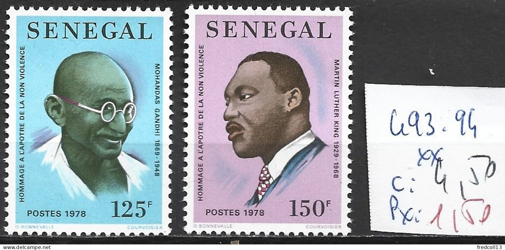 SENEGAL 493-94 ** Côte 4.50 € - Senegal (1960-...)