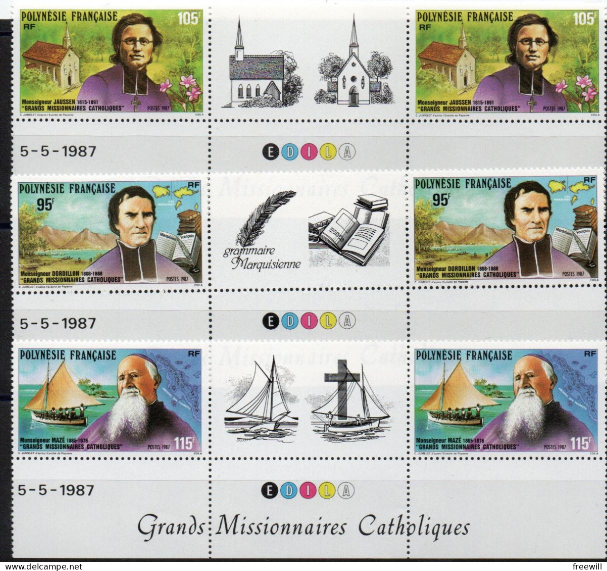 Polynésie Française   Timbres Divers - Various Stamps -Verschillende Postzegels XXX - Ungebraucht
