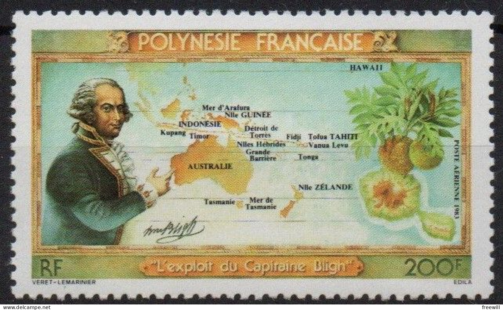 Polynésie française   Timbres divers - Various stamps -Verschillende postzegels XXX