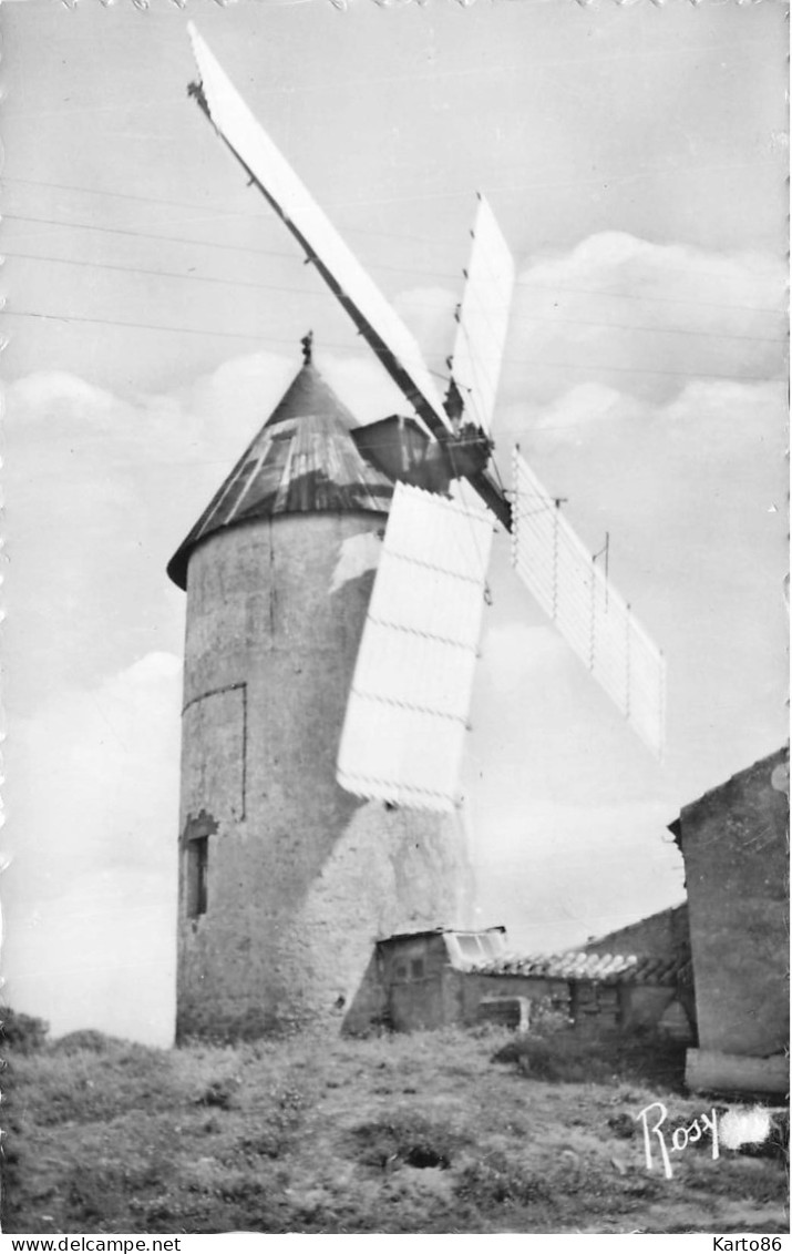 La Guérinière , Ile De Noirmoutier * Un Beau Moulin à Vent * Thème Molen - Noirmoutier