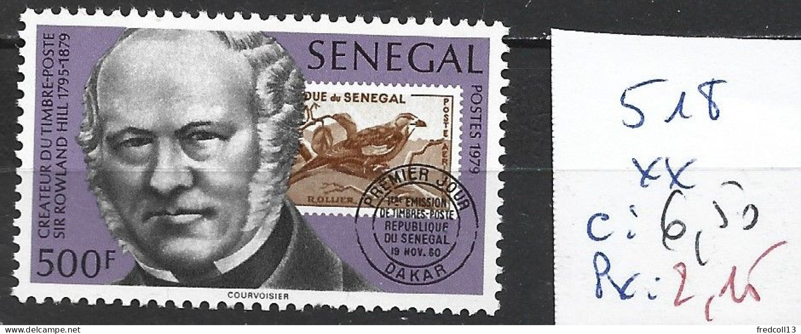 SENEGAL 518 ** Côte 6.50 € - Senegal (1960-...)