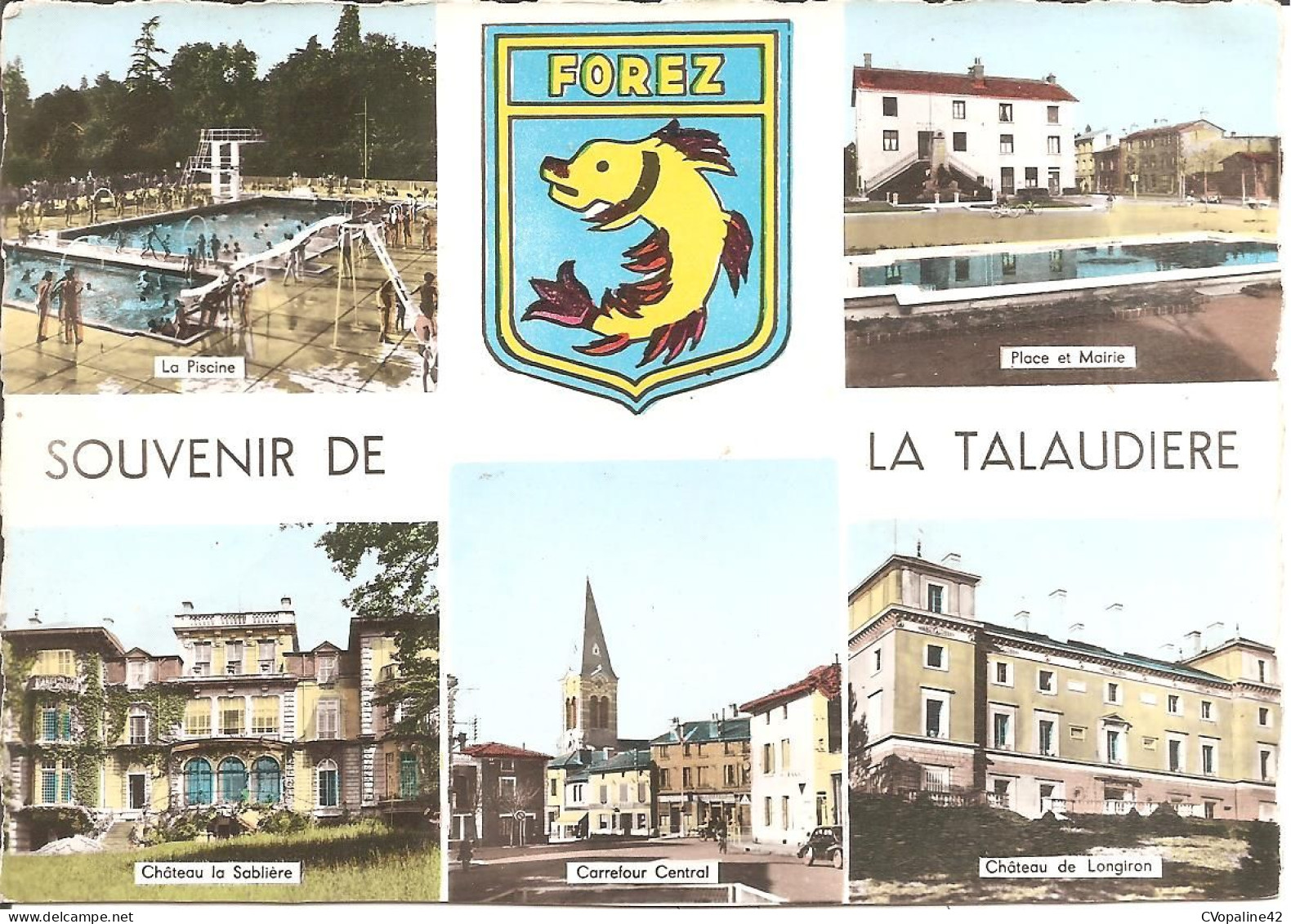 SOUVENIR DE LA TALAUDIERE (42) Carte Multivues De 1961 CPSM GF - Autres & Non Classés
