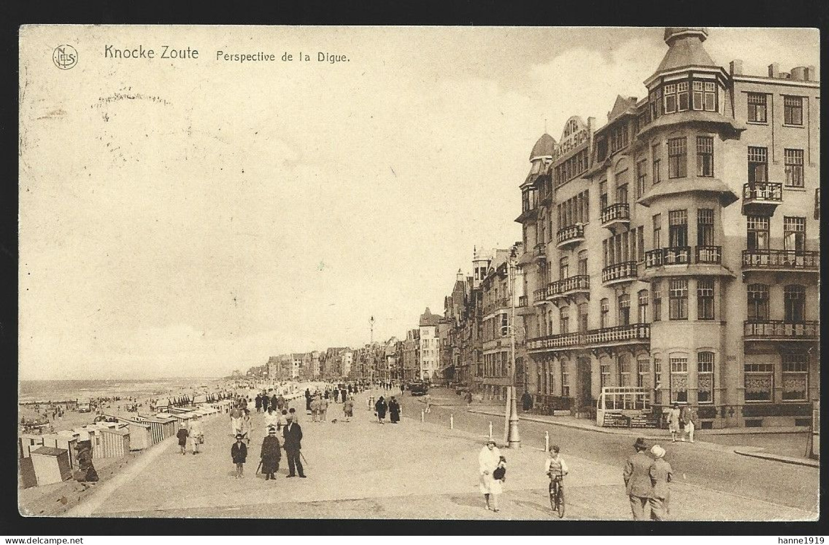 Knokke Zoute Perspective De La Digue Htje - Knokke