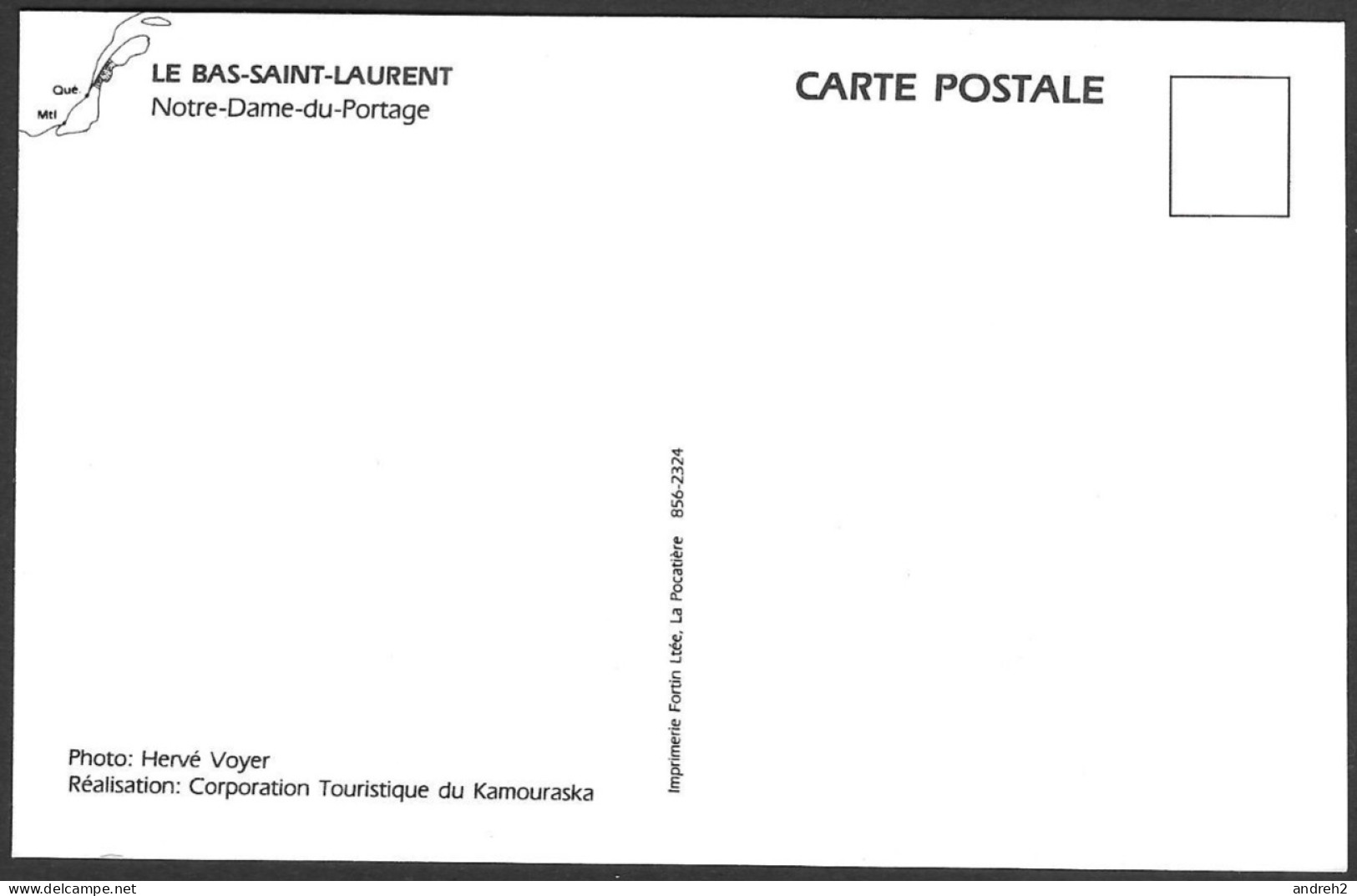 Notre Dame Du Portage - Québec - C.P.A. - Église Notre Dame Du Portage - Le Bas Saint Laurent - Photo Hervé Voyer - Autres & Non Classés