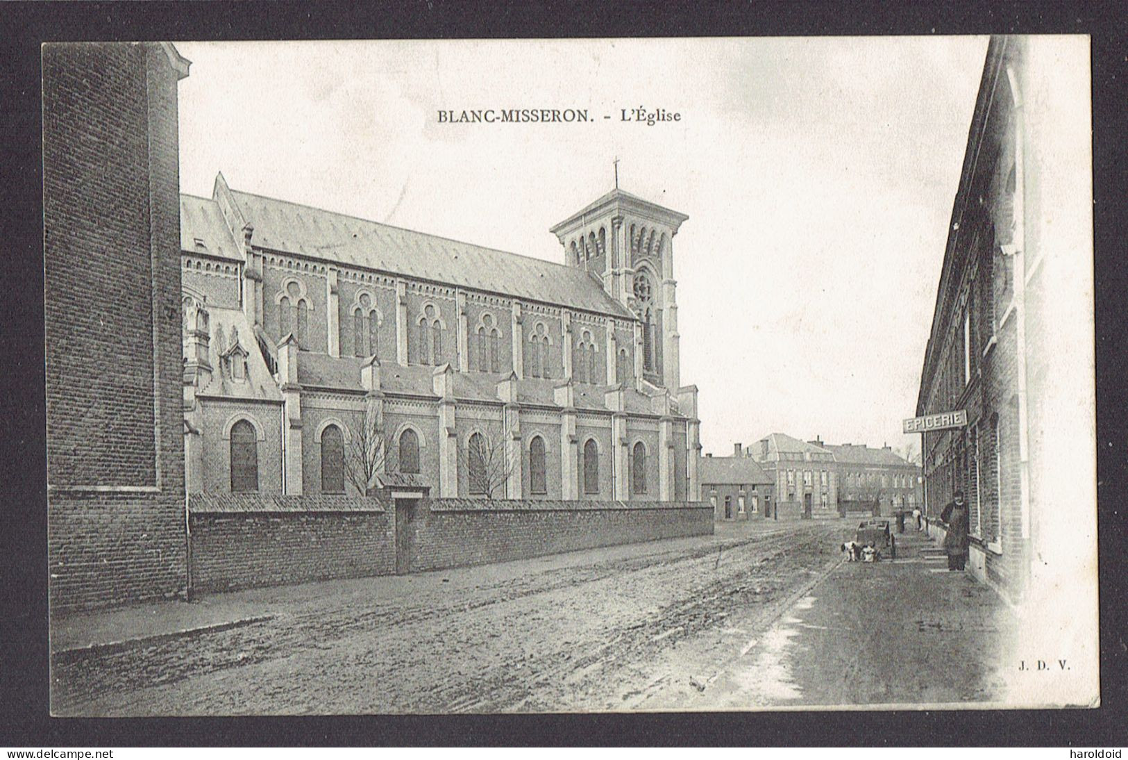 CPA 59 - BLANC MISSERON - L'EGLISE - Autres & Non Classés