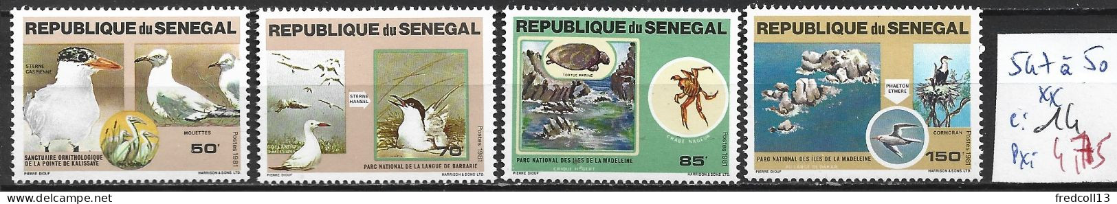 SENEGAL 547 à 50 ** Côte 14 € - Altri & Non Classificati