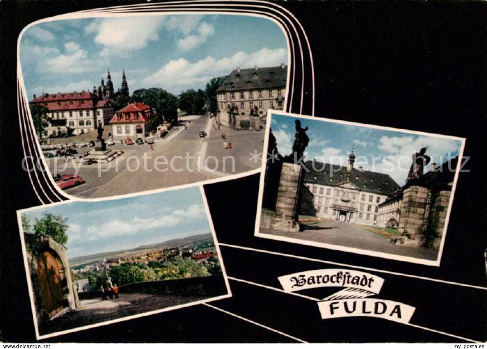 73024494 Fulda Marktplatz Schloss Panorama Fulda - Fulda