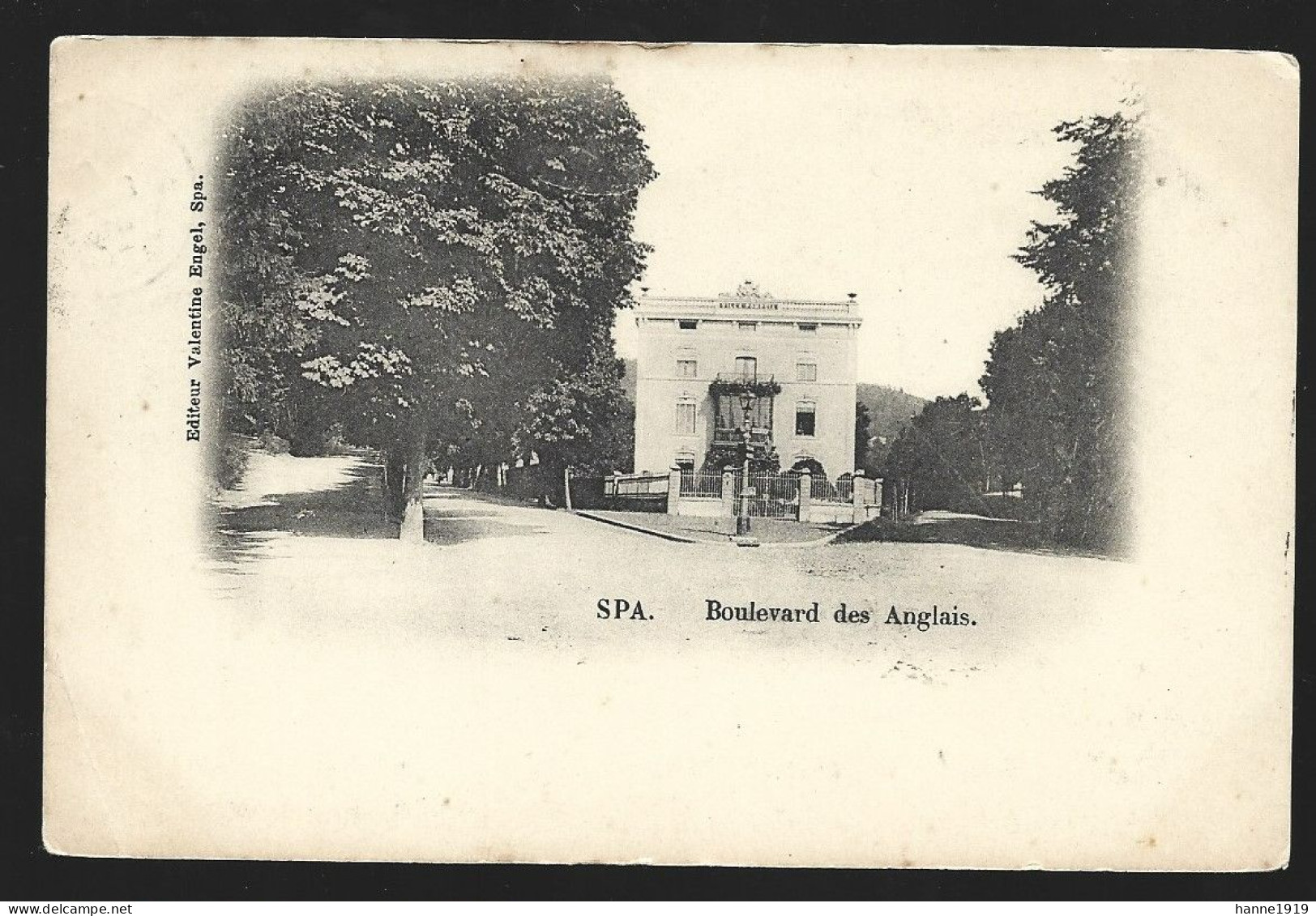 Spa Boulevard Des Anglais Cachet 1900 Spa Htje - Spa