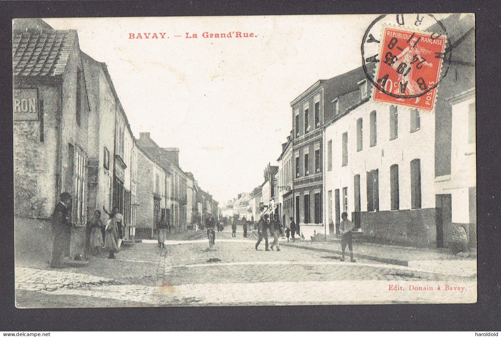 CPA 59 - BAVAY - LA GRAND'RUE - Bavay