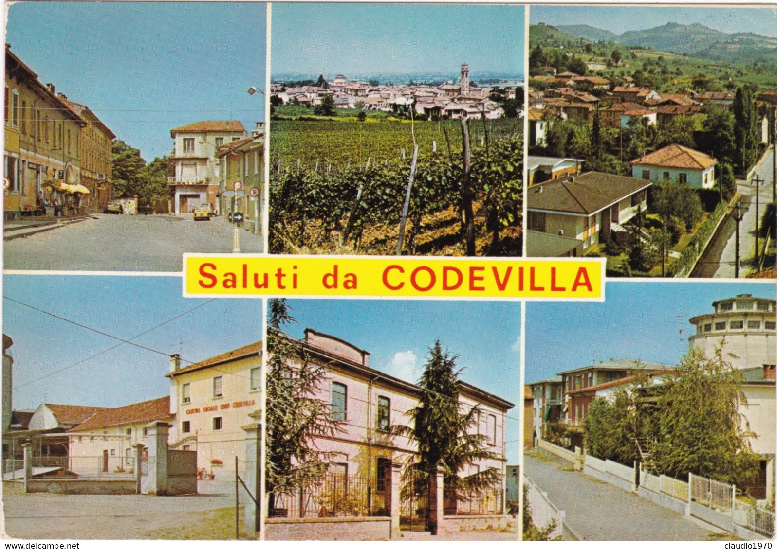 CODEVILLA (PAVIA ) CARTOLINA - SALUTI DA CODEVILLA - VIAGGIATA PER GENOVA - 1980 - Pavia