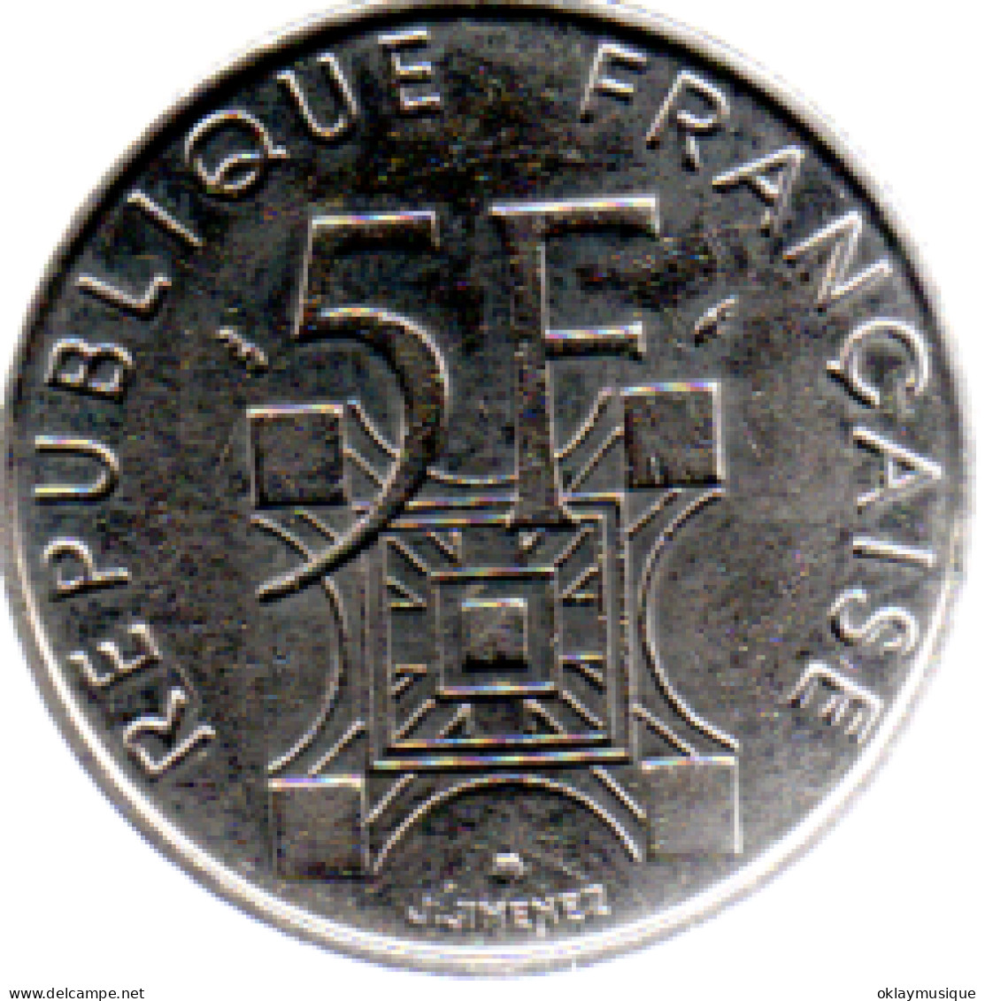 5 Francs C 1989 - 5 Francs
