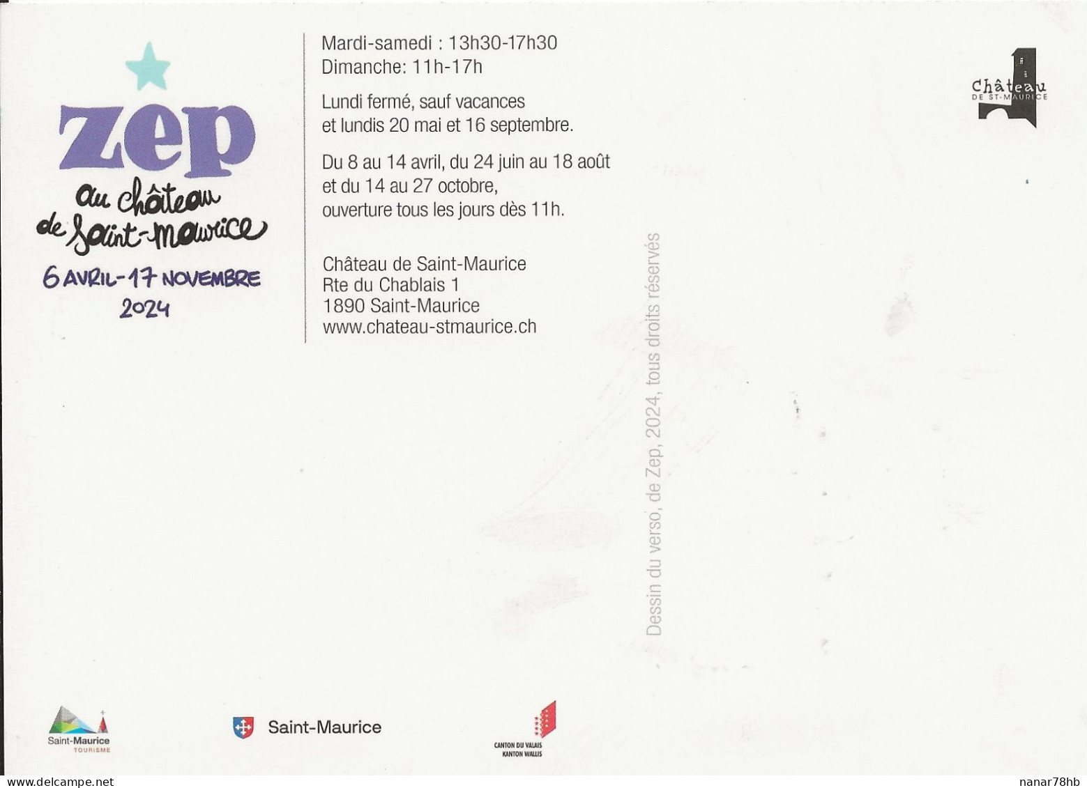 CPM ZEP Au Château De Saint Maurice (suisse) En 2024 - Stripverhalen