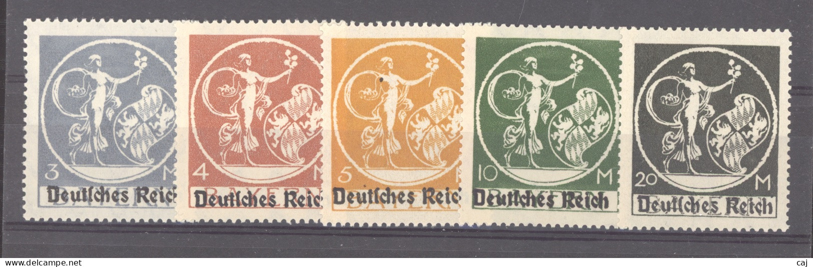 Allemagne  -  Reich  :  Mi  134-38  ** - Unused Stamps