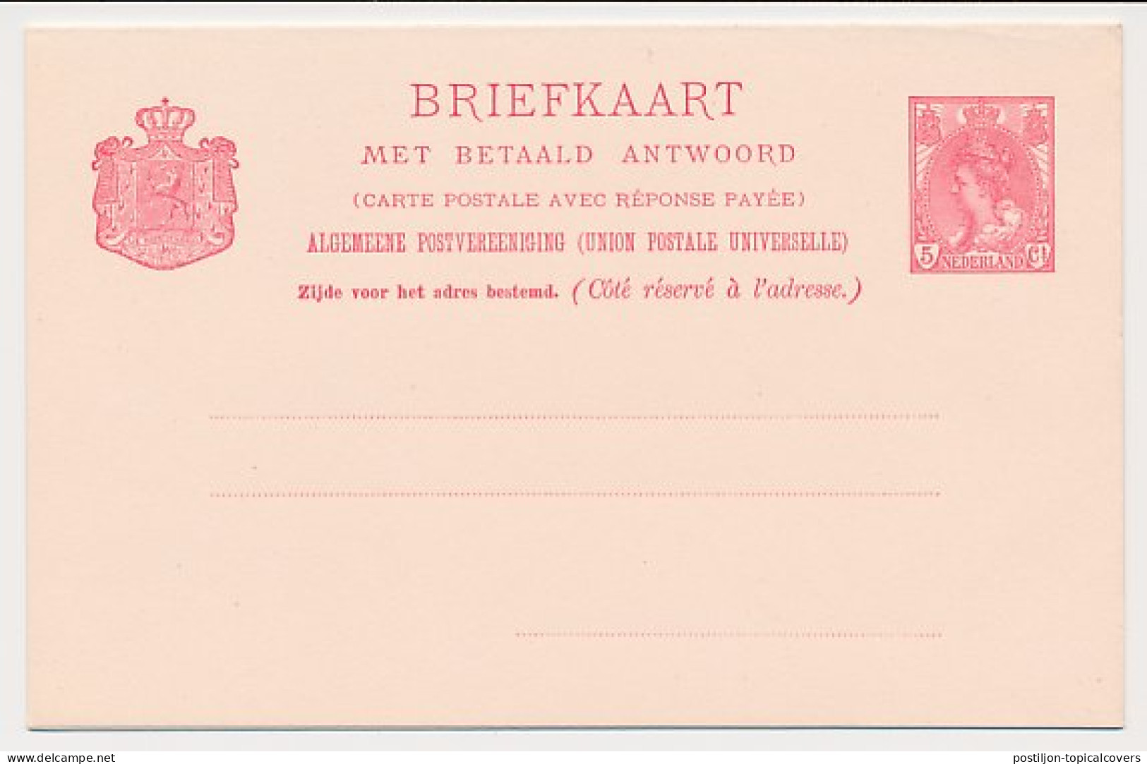 Briefkaart G. 54 A - Interi Postali