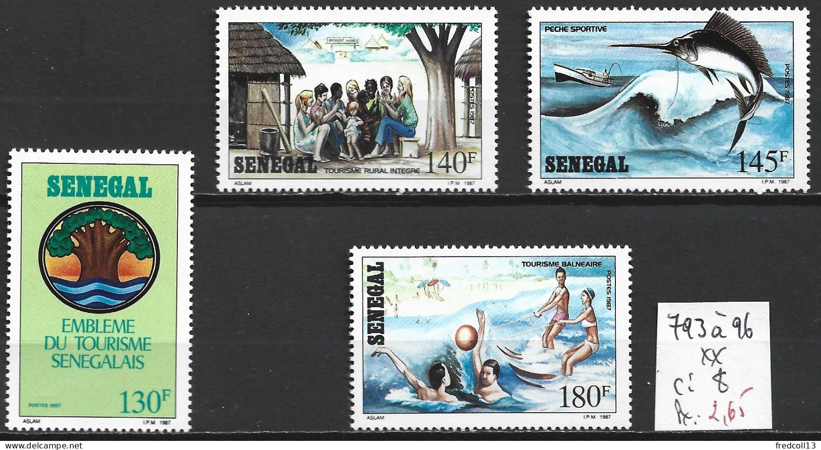 SENEGAL 793 à 96 ** Côte 8 € - Senegal (1960-...)