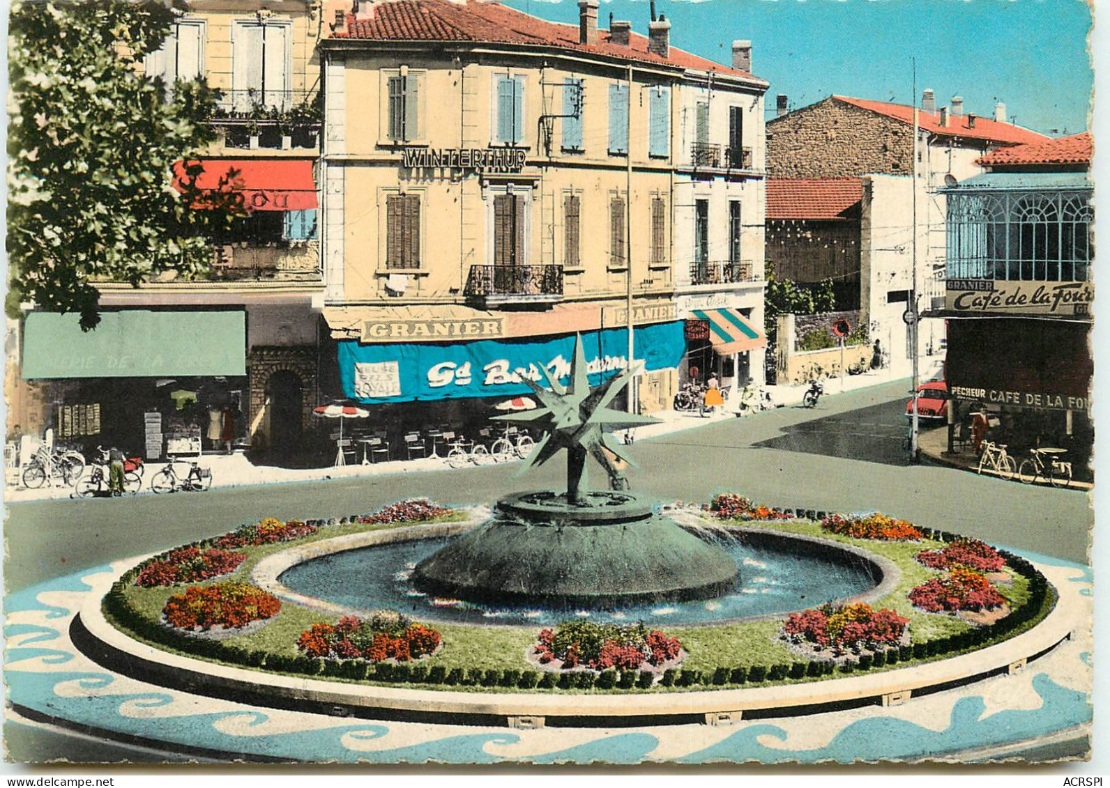 CAVAILLON  Le Grand Bar Moderne  Et Le Café De La Fourche RR 1225 - Cavaillon