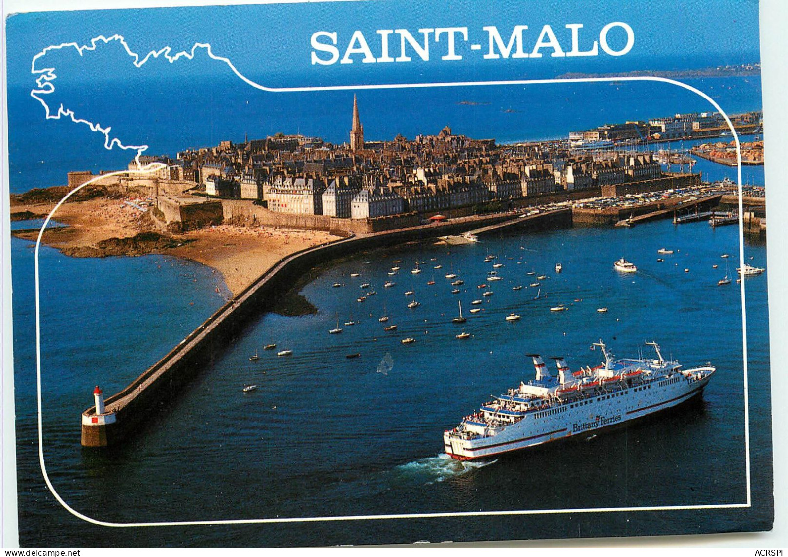 SAINT MALO  Saint SERVAN Le Car Ferry ARMORIQUE RR 1218 - Saint Malo