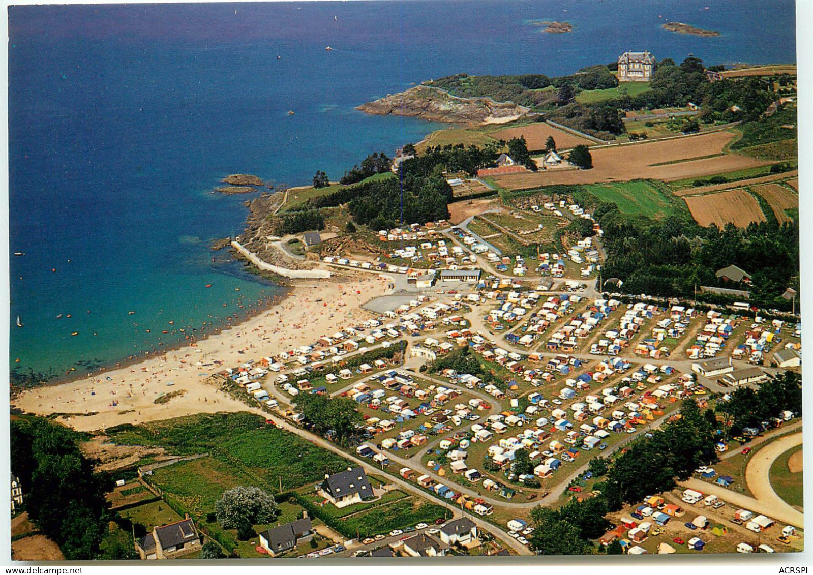 ROTHENEUF  Le Camping Bordant La Plage   édition ARTAUD RR 1218 - Rotheneuf