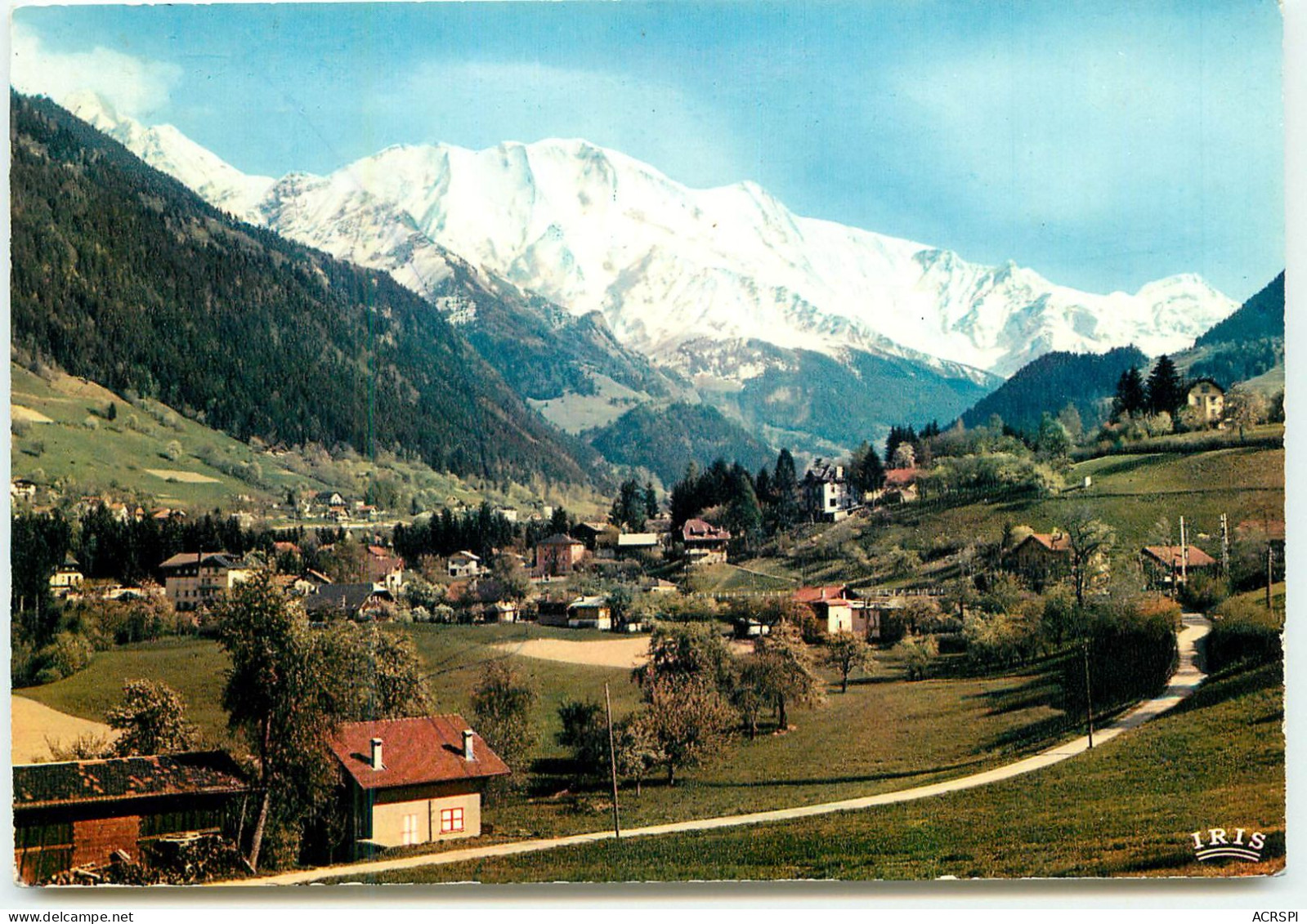 SAINT GERVAIS LES BAINS Vue Générale  Vue Sur Le Mont Blanc édition CAP RR 1209 - Saint-Gervais-les-Bains