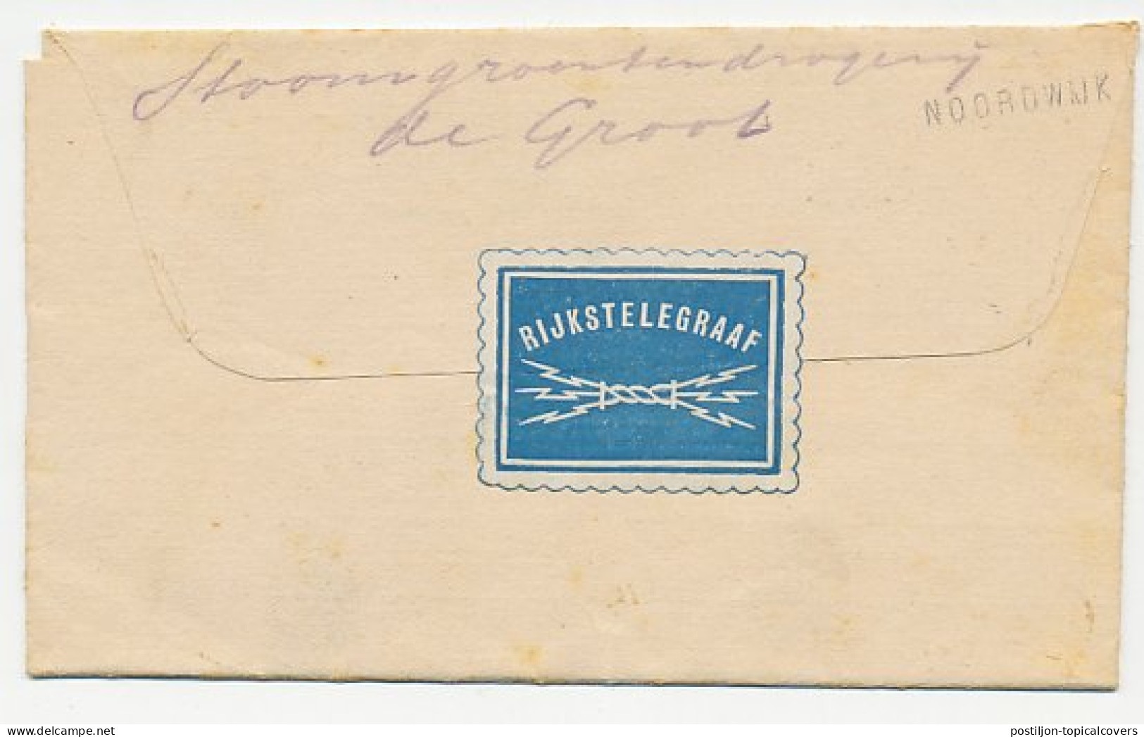 Telegram Roermond - Noordwijk 1918 - Unclassified