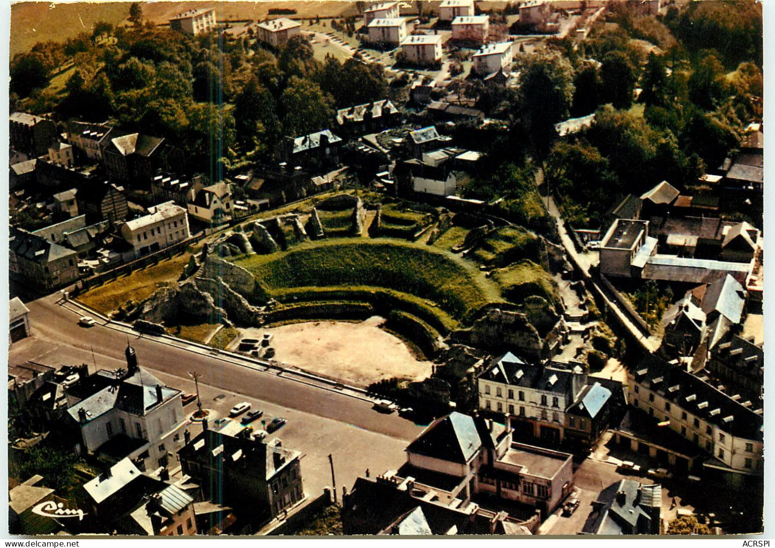 LILLEBONNE  Vue Aerienne  Le Cirque Romain  RR 1206 - Lillebonne