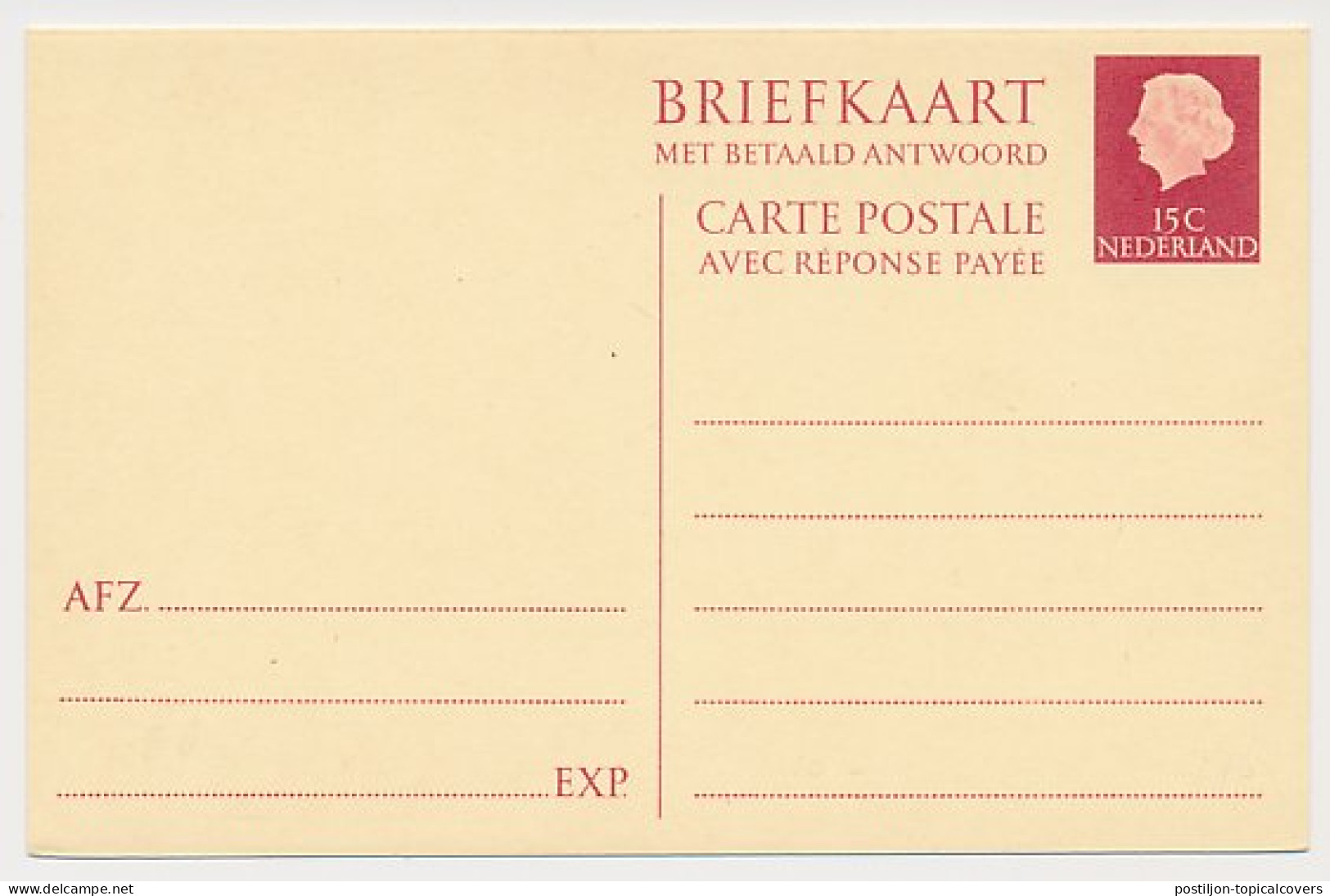 Briefkaart G. 333 - Ganzsachen