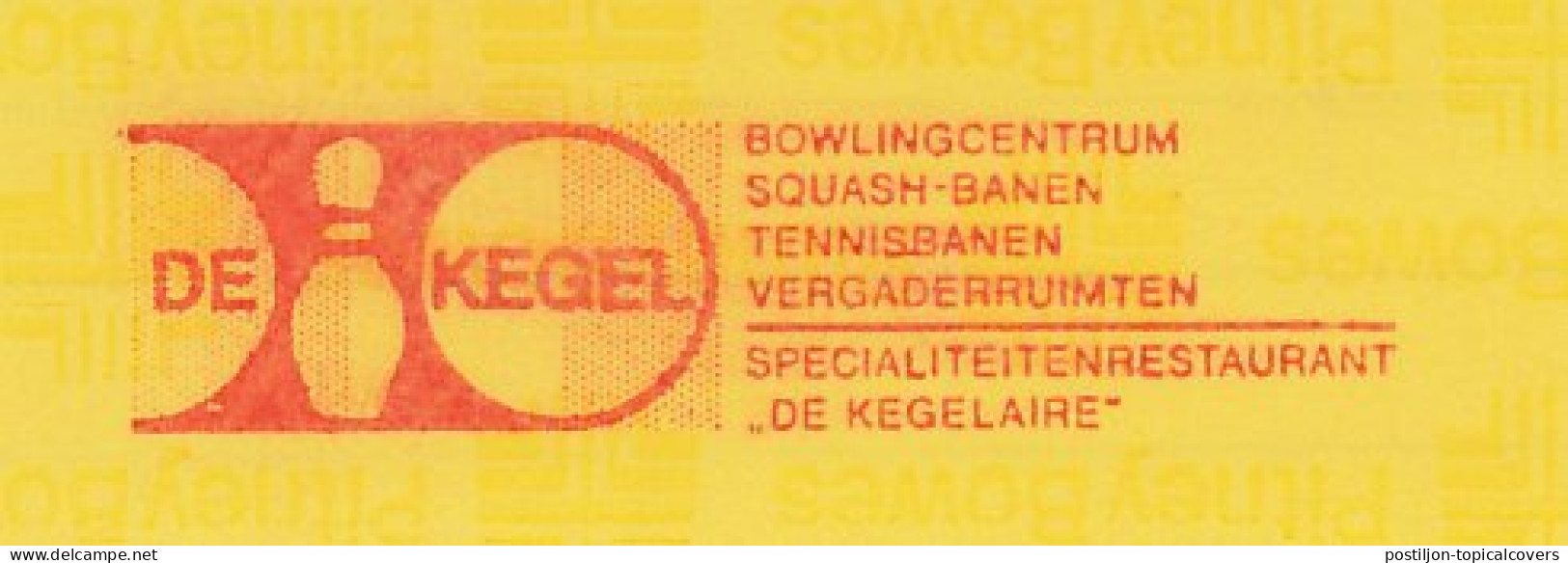 Meter Proof / Test Strip Netherlands 1980 Bowling - Squash - Tennis - Other & Unclassified