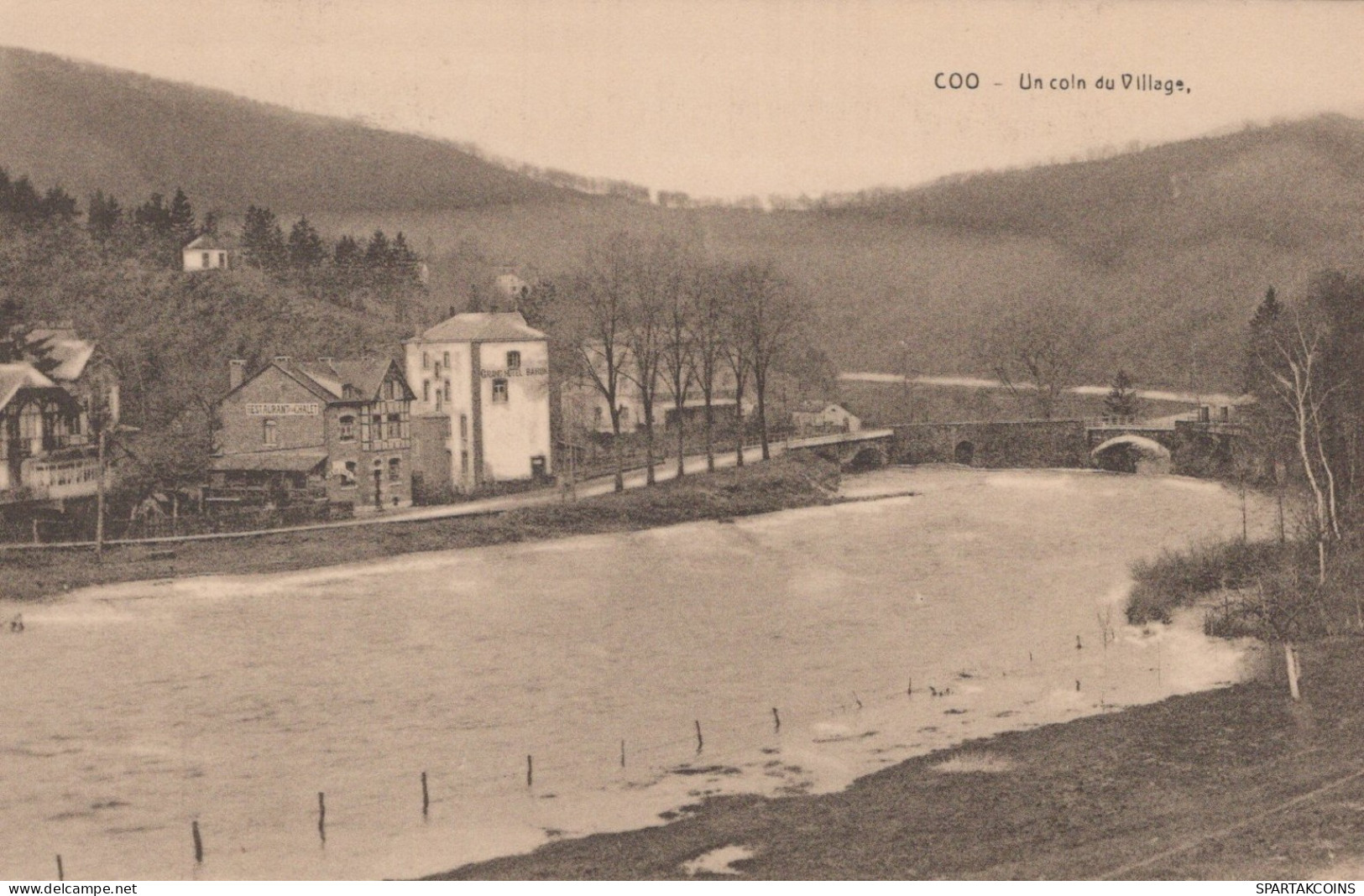 BELGIEN COO WASSERFALL Provinz Lüttich (Liège) Postkarte CPA Unposted #PAD070.DE - Stavelot