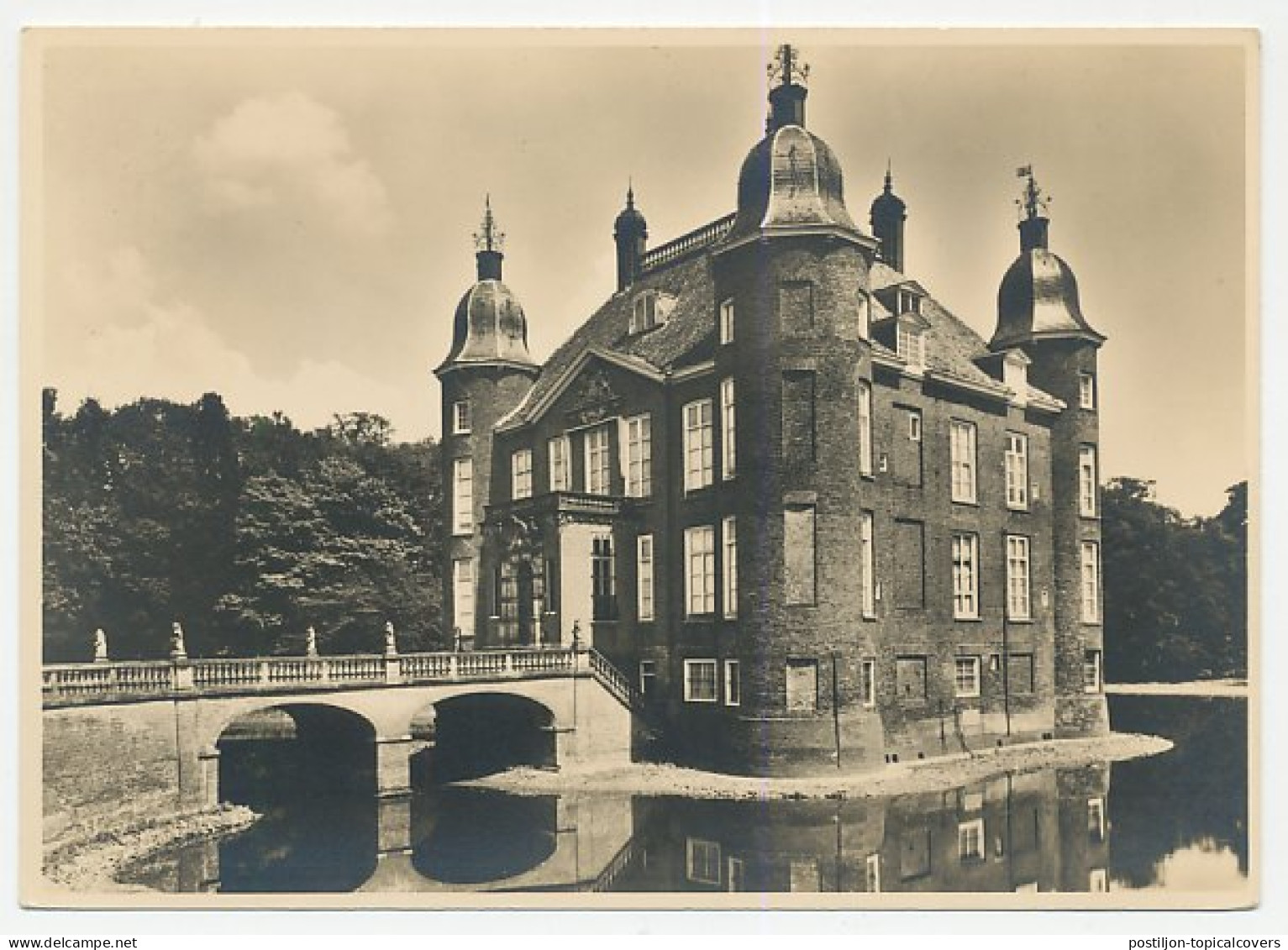 Postal Stationery Netherlands 1946 Castle - Velp - Kastelen