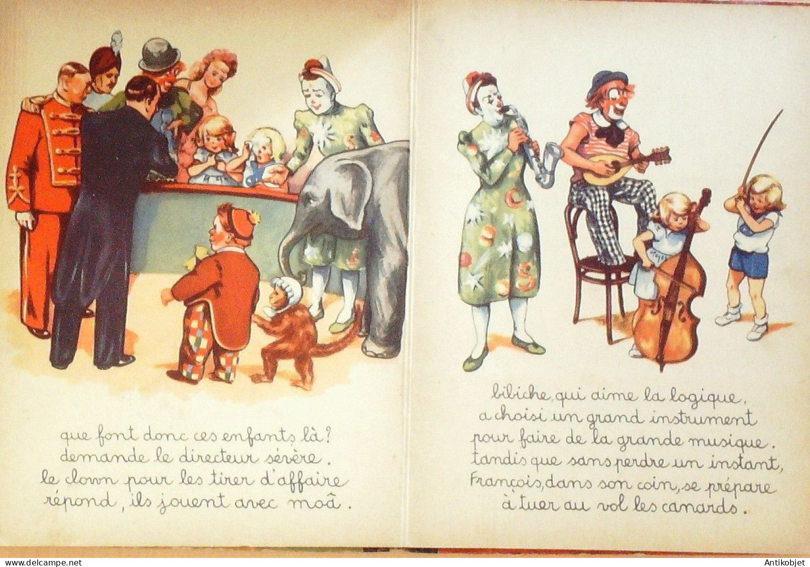 Bibiche et François au cirque par Blanchard édition Barre Eo 1947