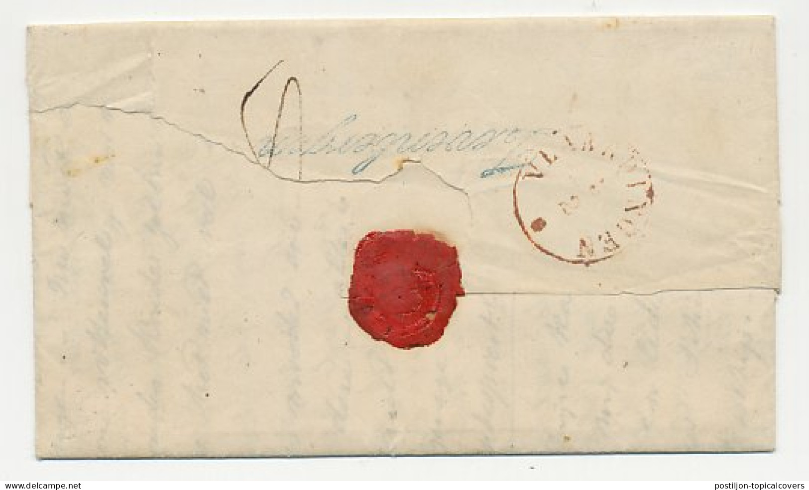 Distributiekantoor Zevenbergen - Breda - Vlaardingen 1850 - ...-1852 Prephilately