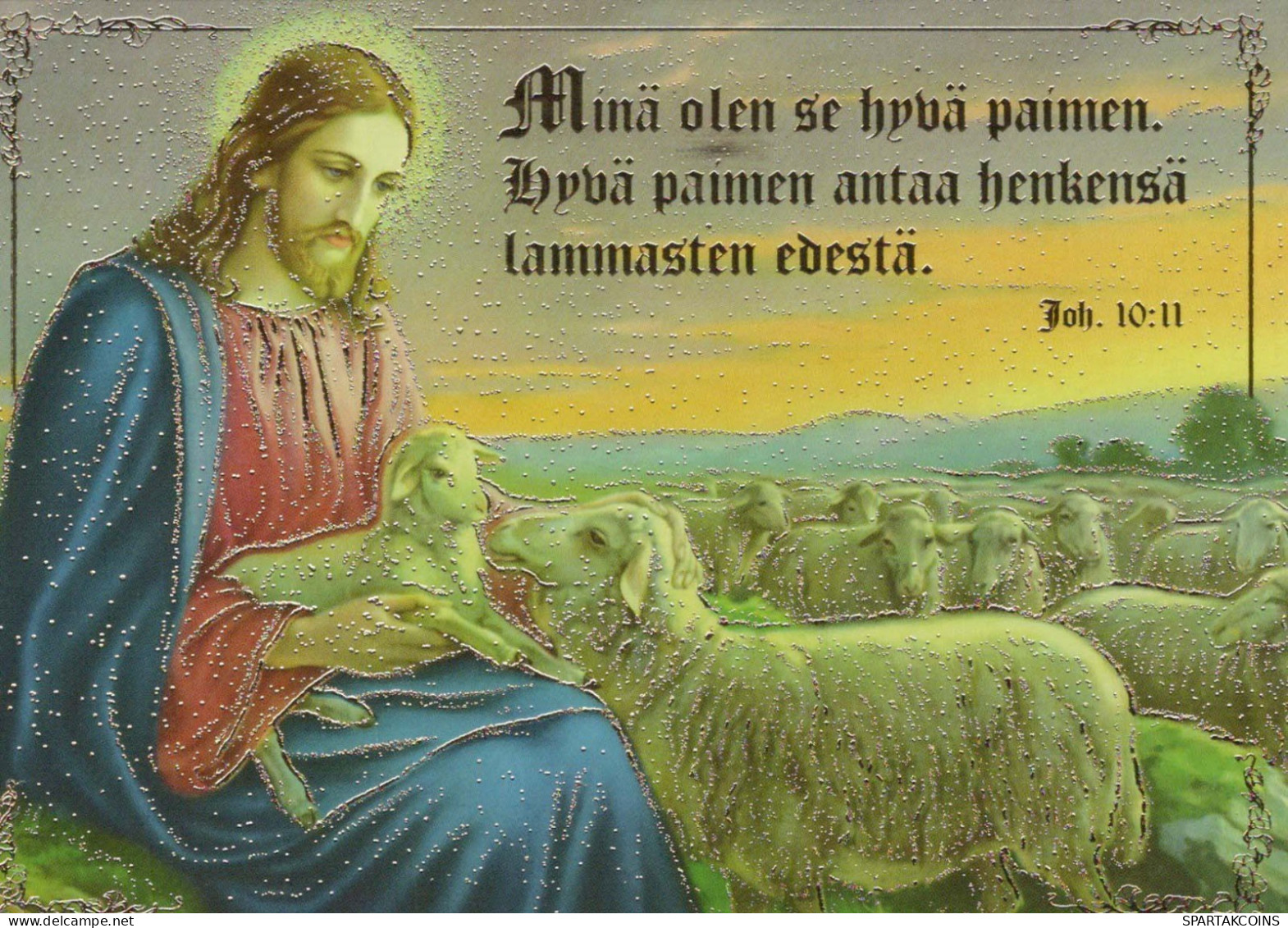 JESUS CHRISTUS Christentum Religion Vintage Ansichtskarte Postkarte CPSM #PBP788.DE - Jésus