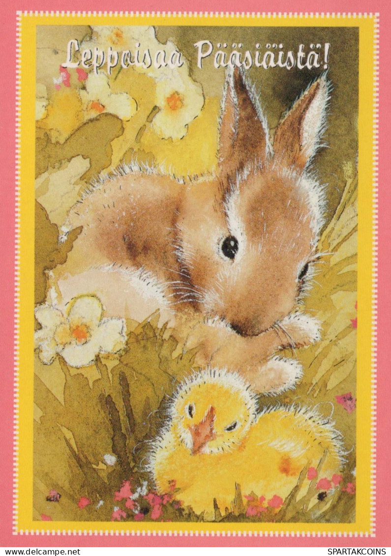 OSTERN KANINCHEN Vintage Ansichtskarte Postkarte CPSM #PBO464.DE - Pascua