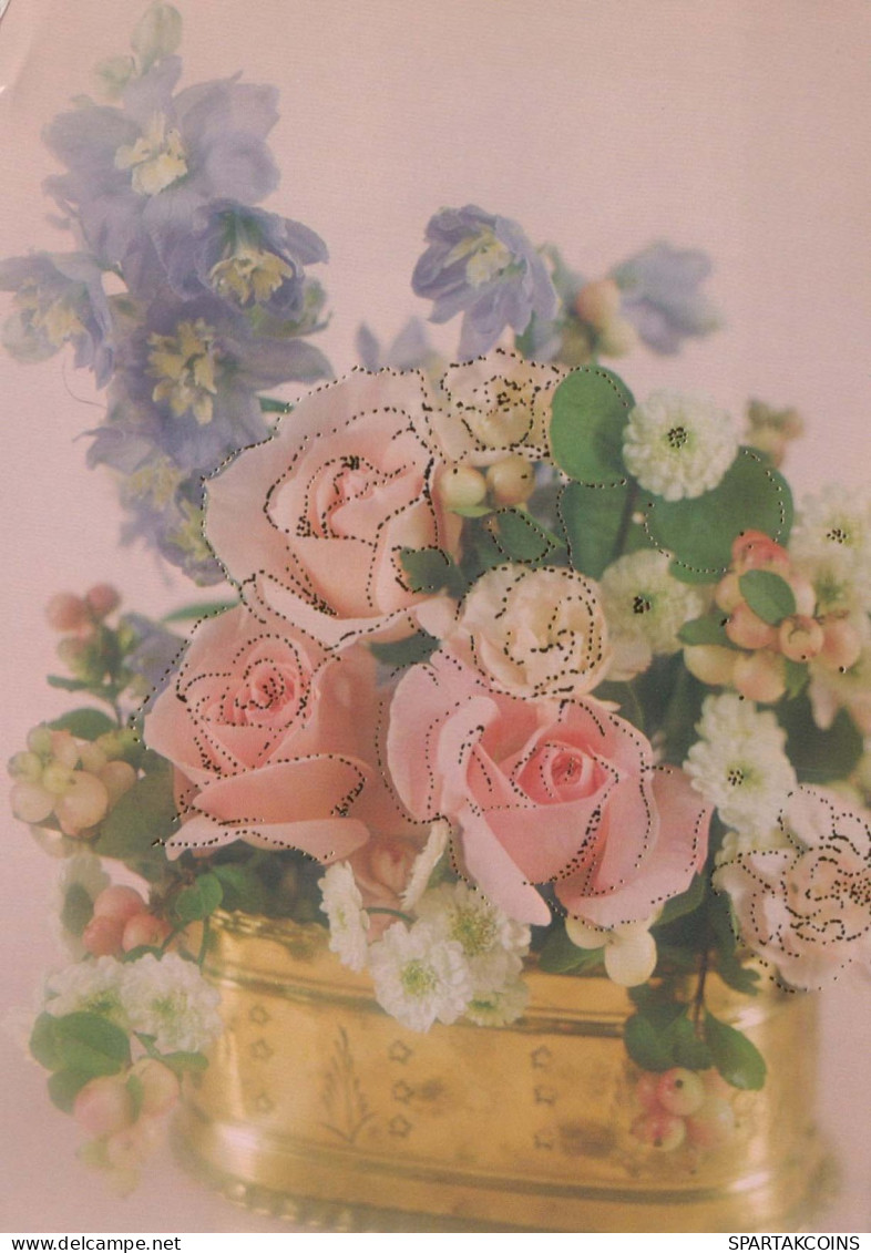 FLOWERS Vintage Ansichtskarte Postkarte CPSM #PAR960.DE - Blumen