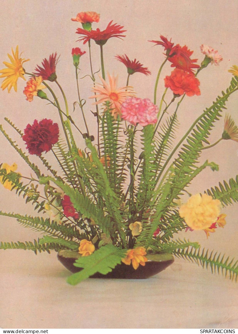 FLOWERS Vintage Ansichtskarte Postkarte CPSM #PAR780.DE - Blumen