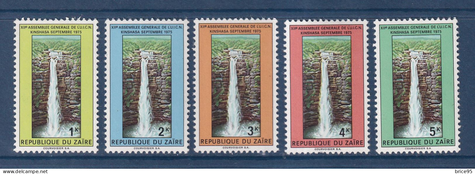 Zaïre - YT N° 862 à 866 ** - Neuf Sans Charnière - 1975 - Unused Stamps