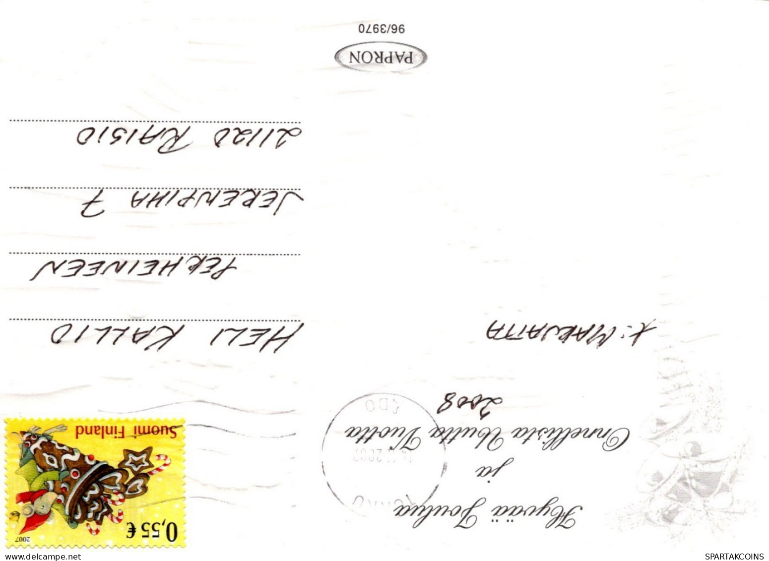 WEIHNACHTSMANN SANTA CLAUS WEIHNACHTSFERIEN Vintage Postkarte CPSM #PAJ785.DE - Kerstman