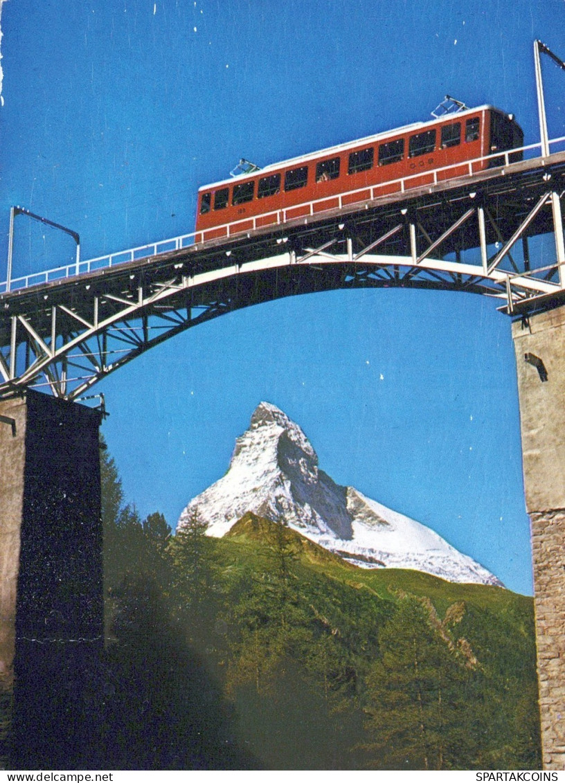 ZUG Schienenverkehr Eisenbahnen Vintage Ansichtskarte Postkarte CPSM #PAA664.DE - Treinen