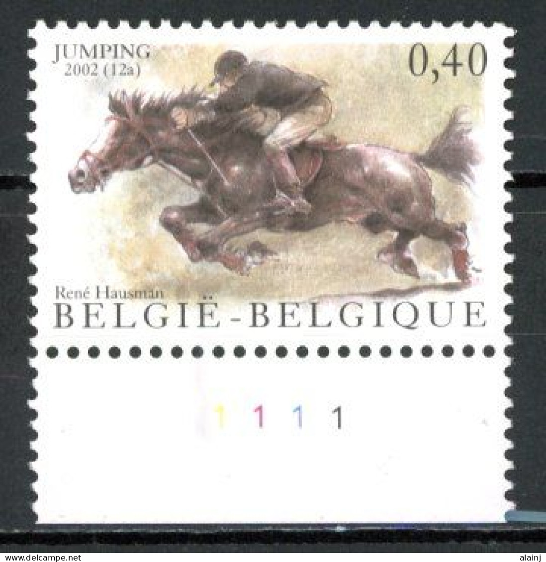 BE  3084  XX   ----  Chevaux : Jumping   --  N° De Planche 1 - 2001-2010