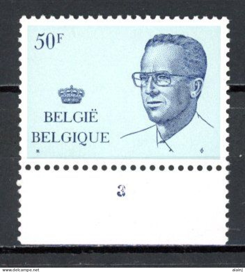 BE  2022 P3  XX   ----  Roi Baudouin Nouvelle Effigie Avec Lunettes  --  N° De Planche 3 - 1981-1990