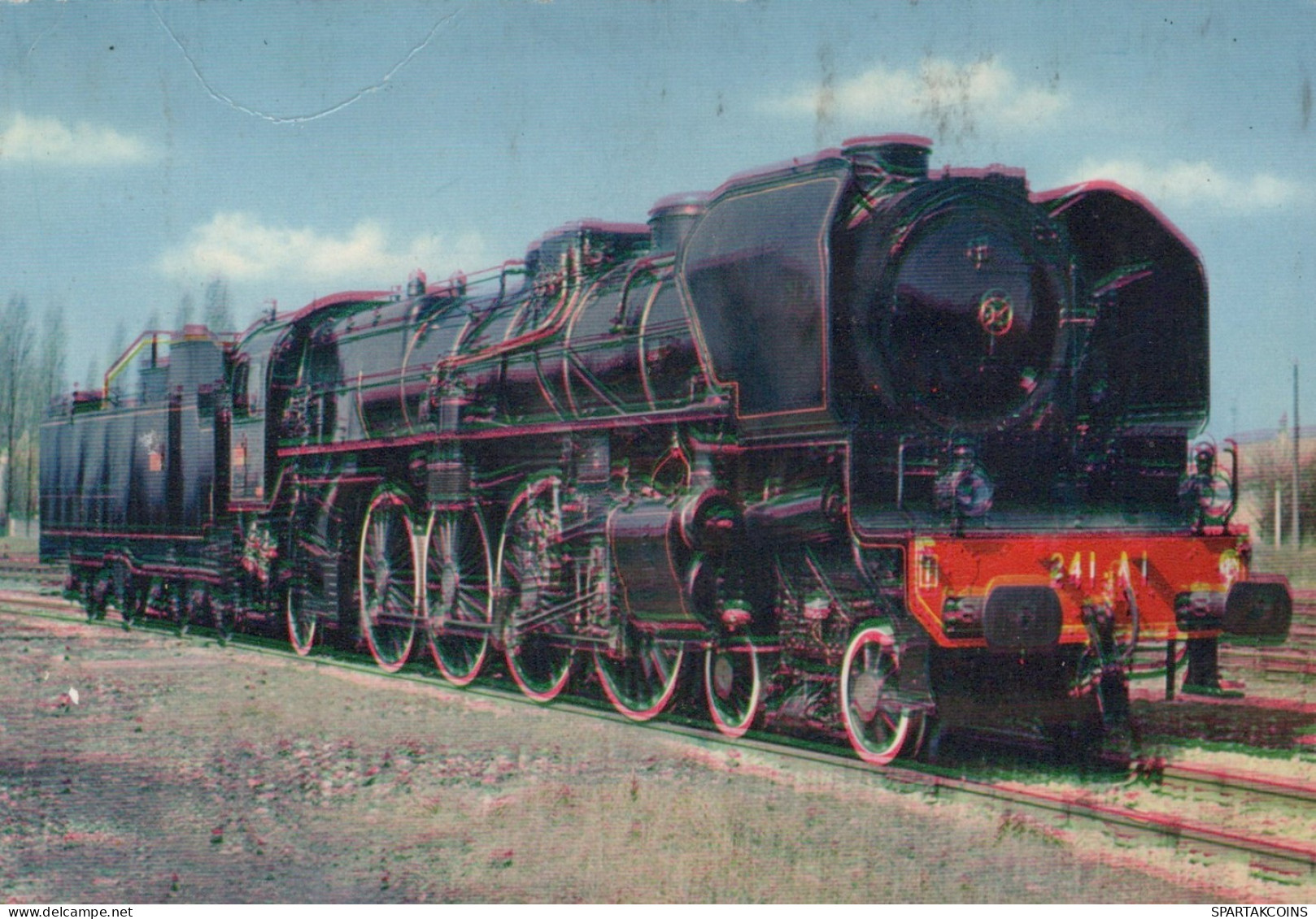 ZUG Schienenverkehr Eisenbahnen Vintage Ansichtskarte Postkarte CPSM #PAA733.DE - Trains