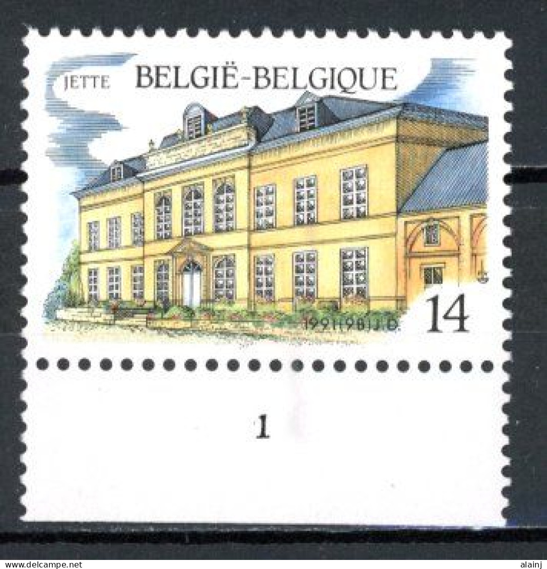 BE  2411  XX   ----  Pour Le Tourisme   --  N° De Planche 1 - 1991-2000