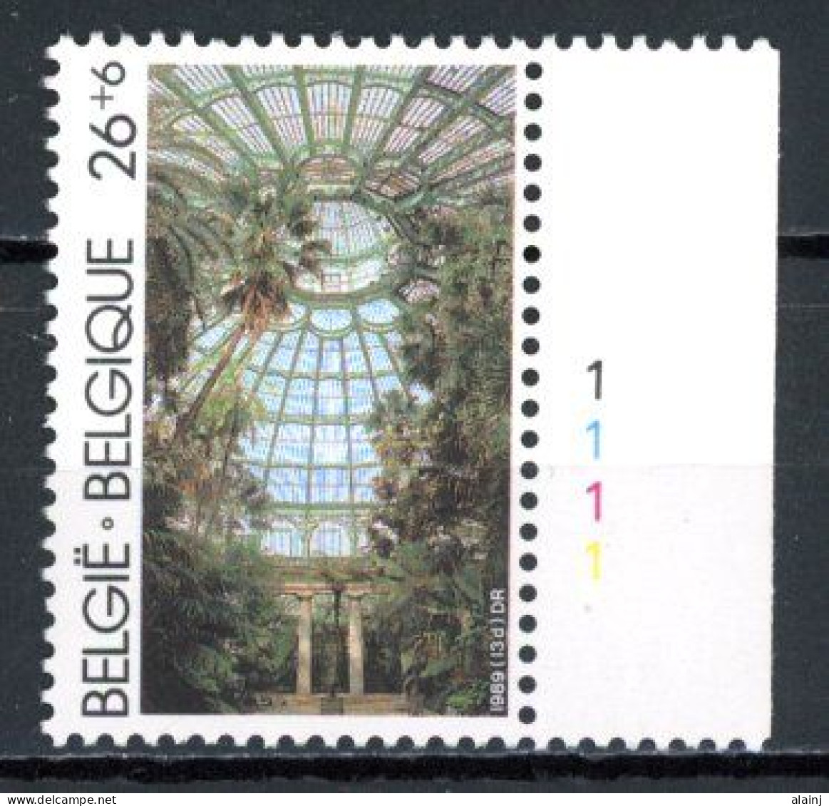 BE  2343  XX   ----  Solidarité : Serres De Laeken  --  N° De Planche 1 - 1981-1990